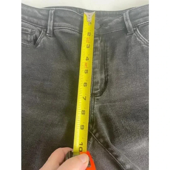 Women's Ann‎ Taylor Curvy Fit Skinny Jeans - Size 6 Black EUC! 0136 - Picture 9 of 12